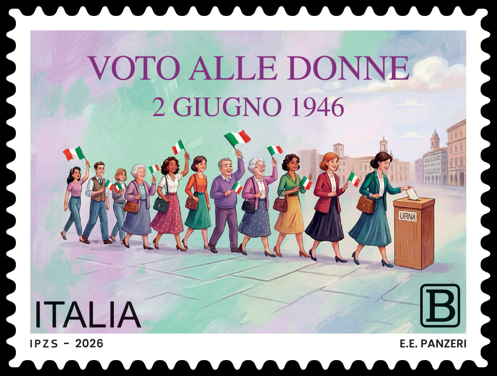 Poste Italiane presenta i francobolli per l’80° anniversario della Repubblica e il voto femminile