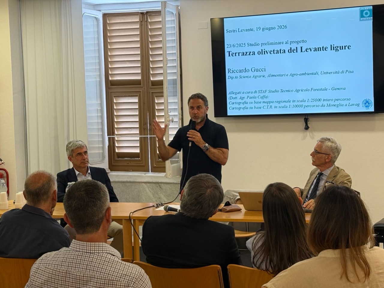 Presentato il primo stralcio del progetto “Terrazza Olivetata del Levante Ligure”