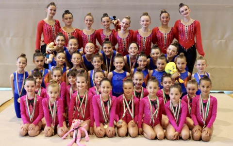 Pro Recco Gym Club ASD trionfa nella Ginnastica Estetica di Gruppo con tre ori e un argento