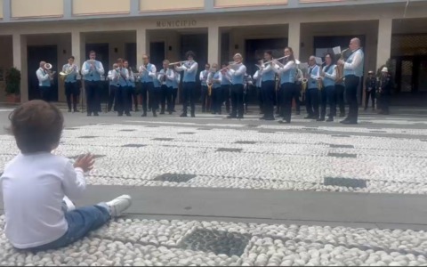 Recco festeggia la Festa della Musica con la parata della filarmonica Rossini