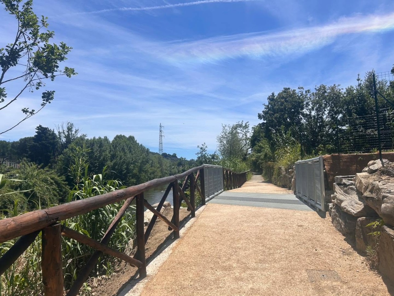 Riapre il tratto della ciclabile sul lungofiume Entella a Chiavari