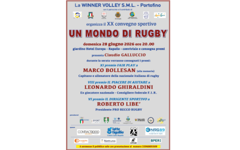 Rugby in festa: il convegno di Rapallo