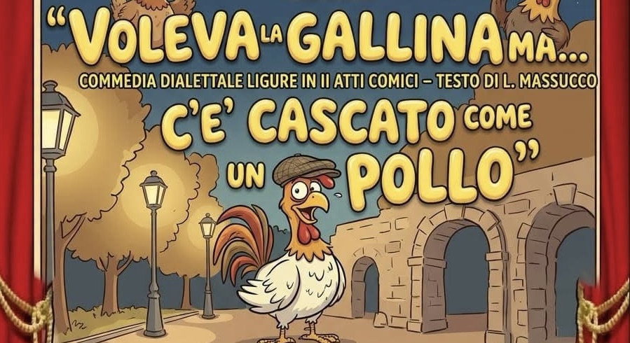 Teatro dialettale in scena al Parco Paolo Sterza con “Voleva la gallina ma… c’è cascato come un pollo”