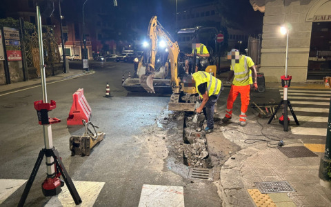 Chiavari avvia i lavori per il rifacimento della canalizzazione delle acque meteoriche in via Santa Chiara