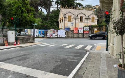 Chiusura notturna di via Castagnola per lavori di manutenzione