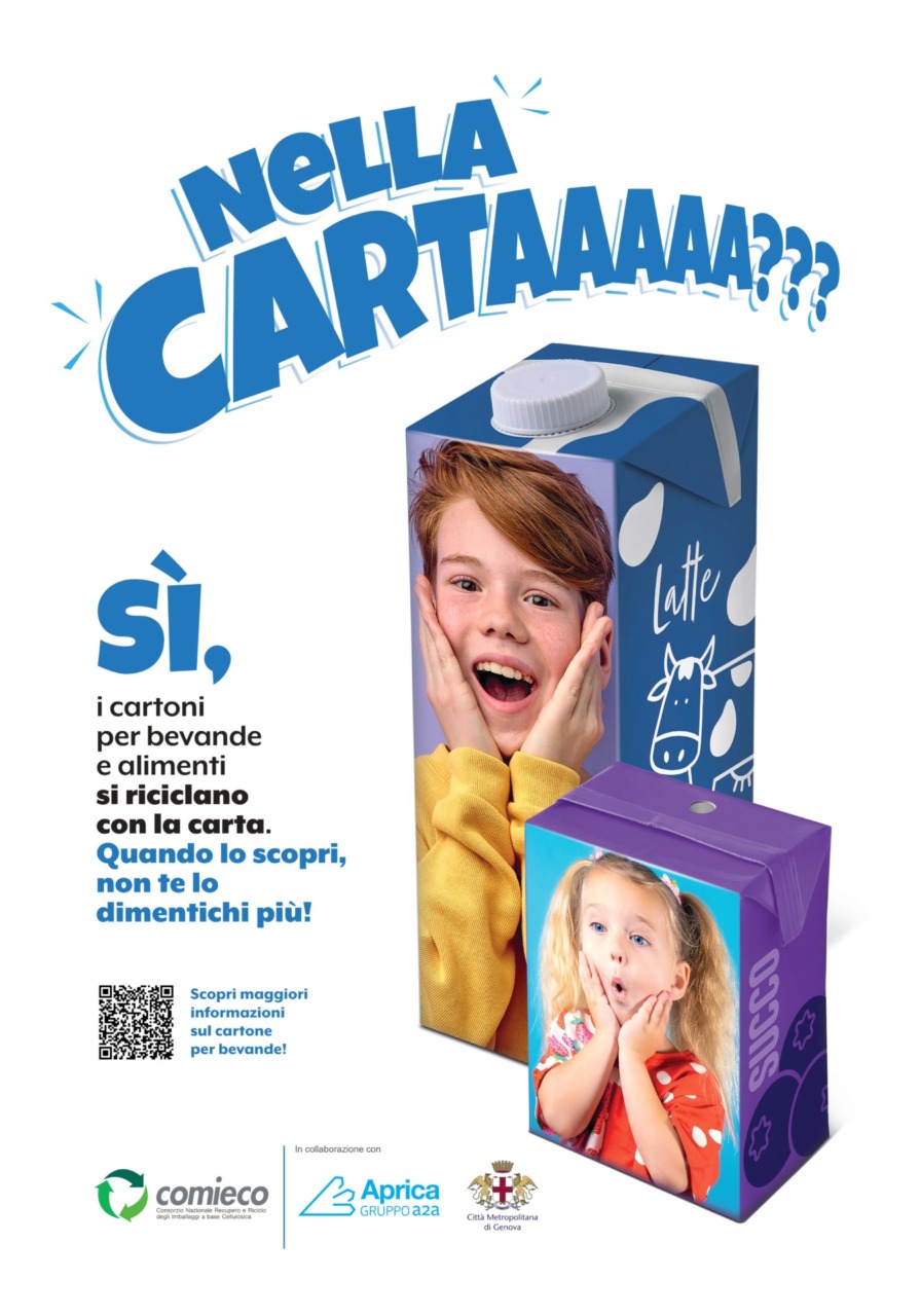 Comieco e Aprica avviano una campagna estiva per il corretto riciclo dei cartoni