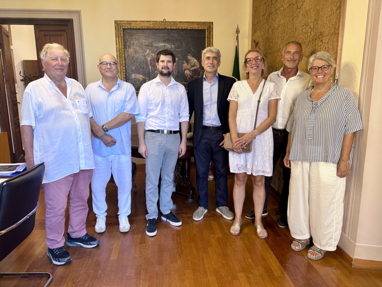 Delegazione di Dole in visita a Sestri Levante per gemellaggio