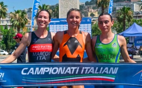 Francesca Calvauna, nuova campionessa italiana di Aquathlon a Sori