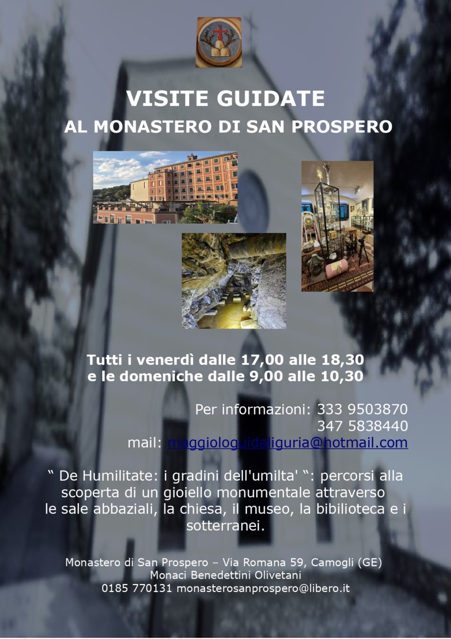 Il Monastero di San Prospero a Camogli apre al pubblico