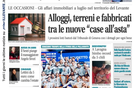 Il Nuovo Levante arriva in edicola