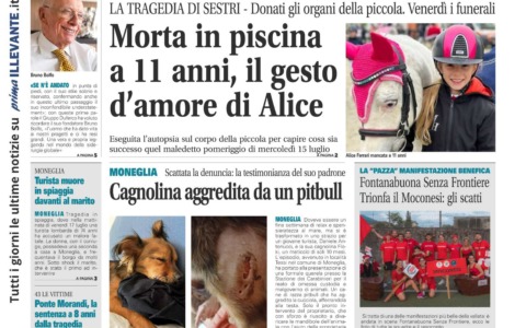 Il Nuovo Levante disponibile da oggi