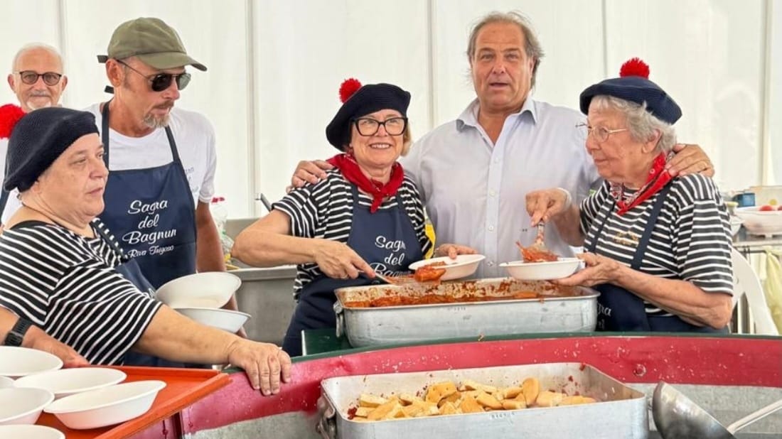 L’assessore Lombardi partecipa alla Sagra del Bagnun: «Valorizzare la tradizione per il turismo»