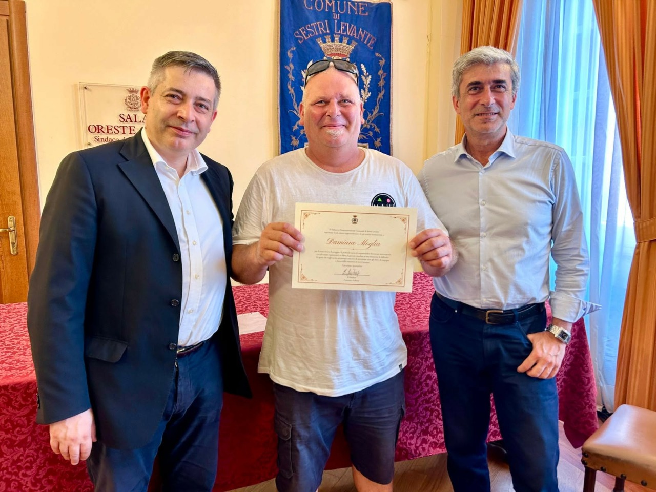 Riconoscimento per altruismo civico a Sestri Levante