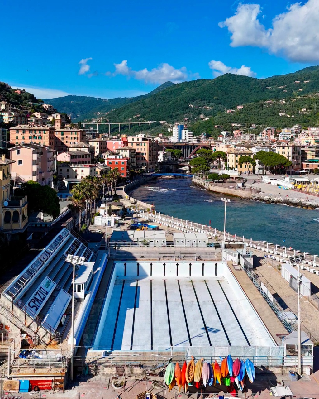 Ritardi nei lavori alla piscina Antonio Ferro di Recco: chiusura prolungata