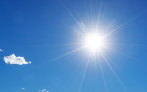 Previsioni meteo del weekend: sole e temperature elevate