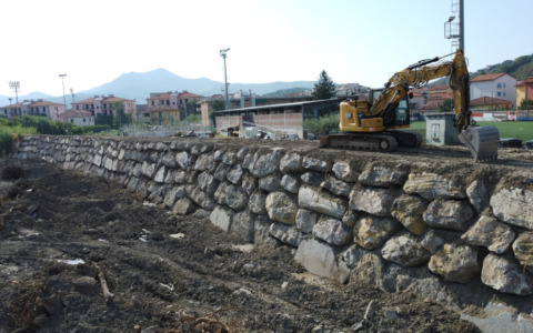 Sestri Levante, avanzano i lavori per la sicurezza del torrente Gromolo